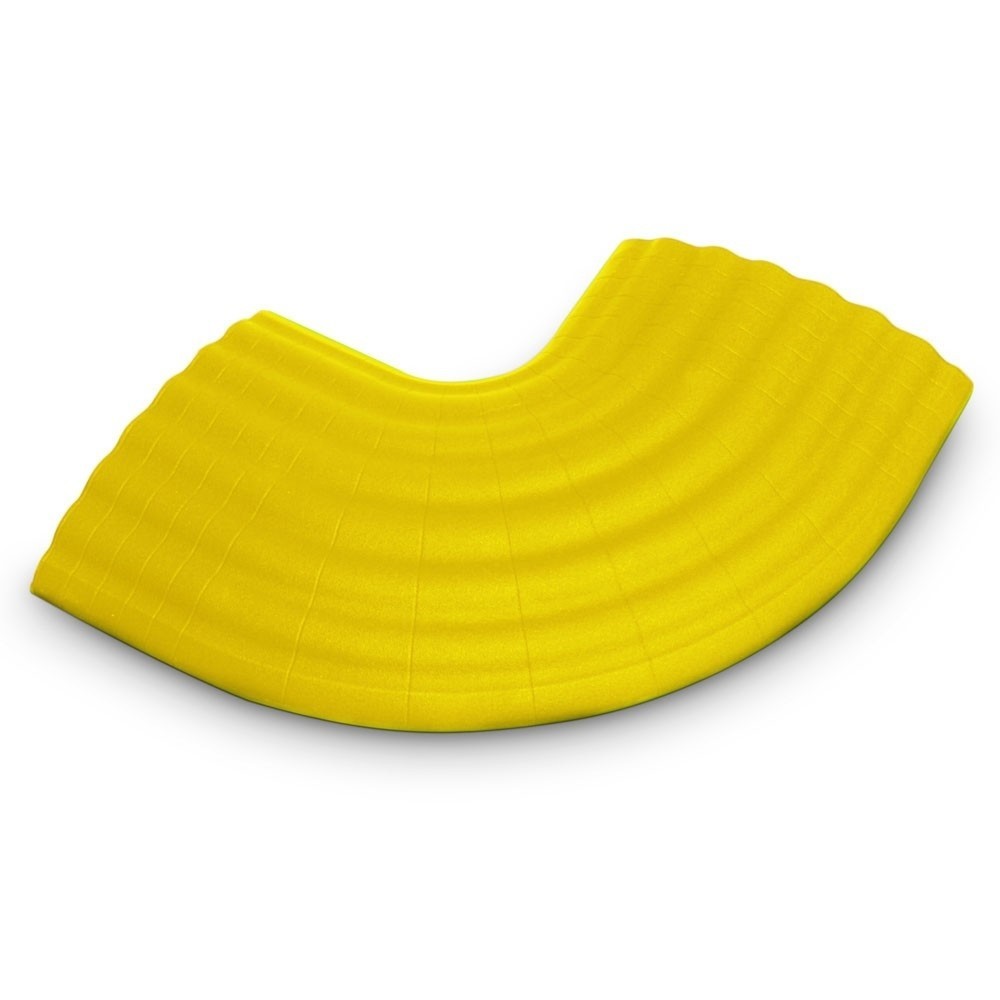 Obrázek produktu: Kabelový můstek Defender® by Adam Hall OFFICE, lomený 90°, 4 kanály, žlutá