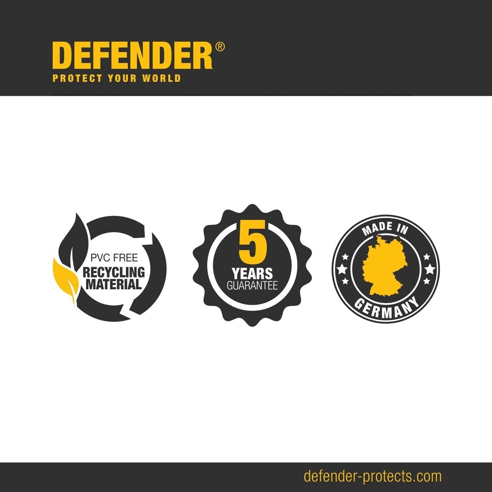 Číslo obrázku produktu 2: Kabelový můstek Defender® by Adam Hall OFFICE, lomený 90°, 4 kanály, černá