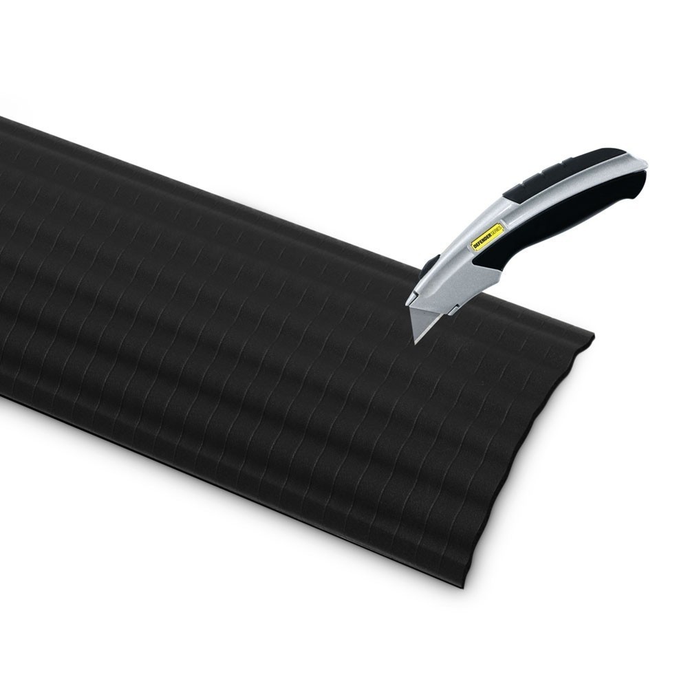 Číslo obrázku produktu 3: Kabelový můstek Defender® by Adam Hall OFFICE, lomený 90°, 4 kanály, černá