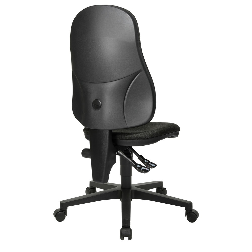 Číslo obrázku produktu 5: Kancelářská otočná židle Topstar® Point 60, sedák s vybráním, antracitová šedá