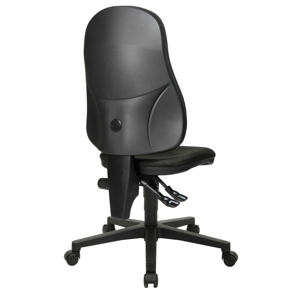 Kancelářská otočná židle Topstar® Point 60, sedák s vybráním, antracitová šedá Číslo obrázku produktu 5: Kancelářská otočná židle Topstar® Point 60, sedák s vybráním, antracitová šedá
