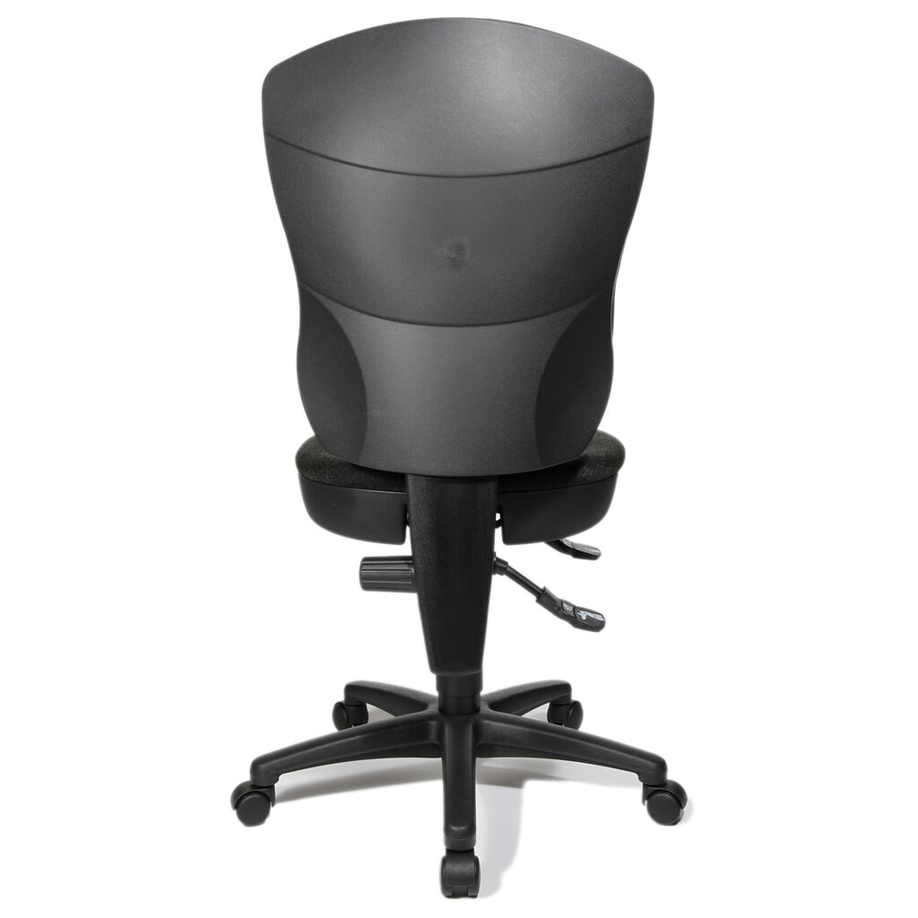 Kancelářská otočná židle Topstar® Point 80, velké opěradlo, sedák s vybráním, antracitová šedá Číslo obrázku produktu 2: Kancelářská otočná židle Topstar® Point 80, velké opěradlo, sedák s vybráním, antracitová šedá
