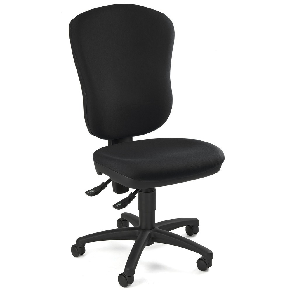 Obrázek produktu: Kancelářská otočná židle Topstar® Point 80, velké opěradlo, sedák s vybráním, černá