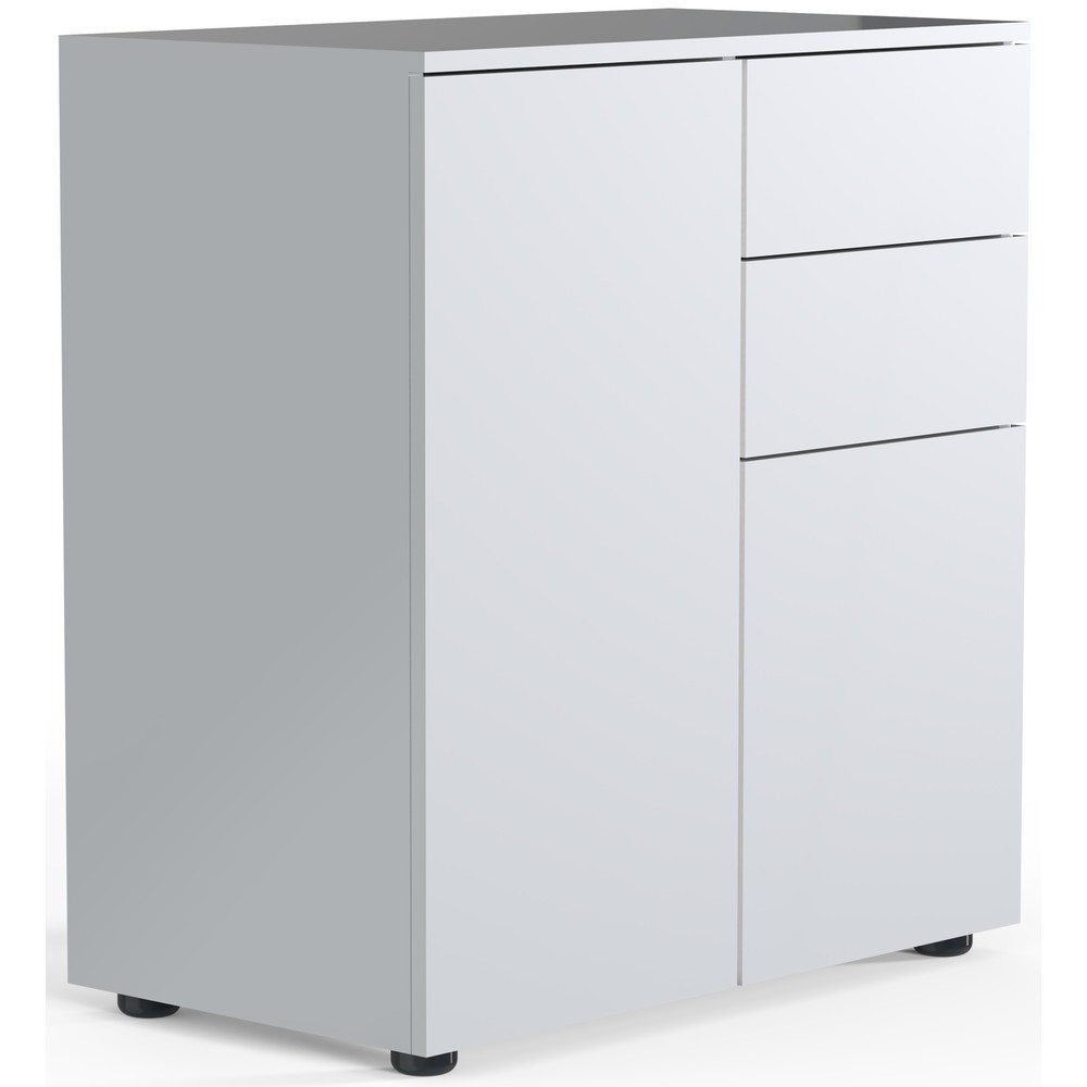 Číslo obrázku produktu 4: Komoda VCM Dalosa, 4 přihrádky, bílá