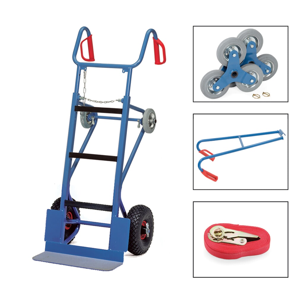 Kompletní sada rudlu na přístroje fetra®, nosnost 400 kg, ložná plocha lopaty ŠxH 550 x 190 mm Obrázek produktu: Kompletní sada rudlu na přístroje fetra®, nosnost 400 kg, ložná plocha lopaty ŠxH 550 x 190 mm