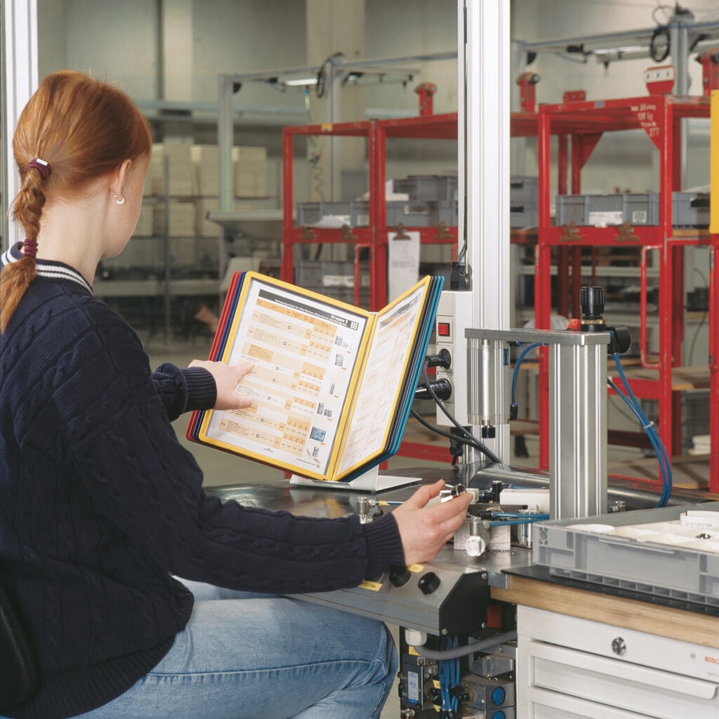 Kompletní sada stolního stojanu Vario®, 10 prezentačních desek Číslo obrázku produktu 2: Kompletní sada stolního stojanu Vario®, 10 prezentačních desek