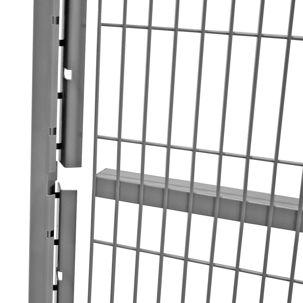 Koncový profil pro strojové ochranné mříže TROAX®, výška 1250 mm Obrázek produktu: Koncový profil pro strojové ochranné mříže TROAX®, výška 1250 mm