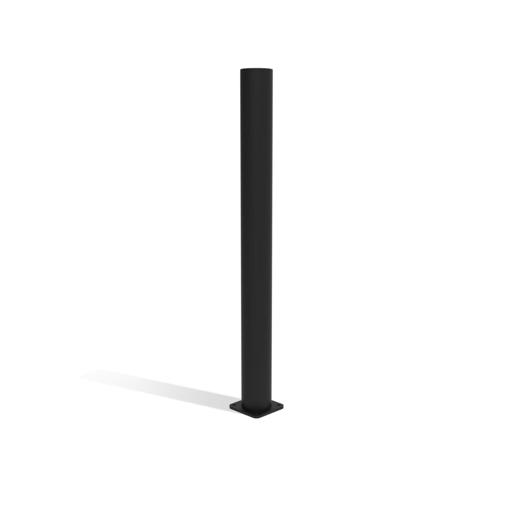 Koncový sloupek dancop s otočnými dveřmi pro bezpečnostní zábradlí „Delta“, Ø 110 mm, výška 1200 mm, 90°, levý Číslo obrázku produktu 6: Koncový sloupek dancop s otočnými dveřmi pro bezpečnostní zábradlí „Delta“, Ø 110 mm, výška 1200 mm, 90°, levý