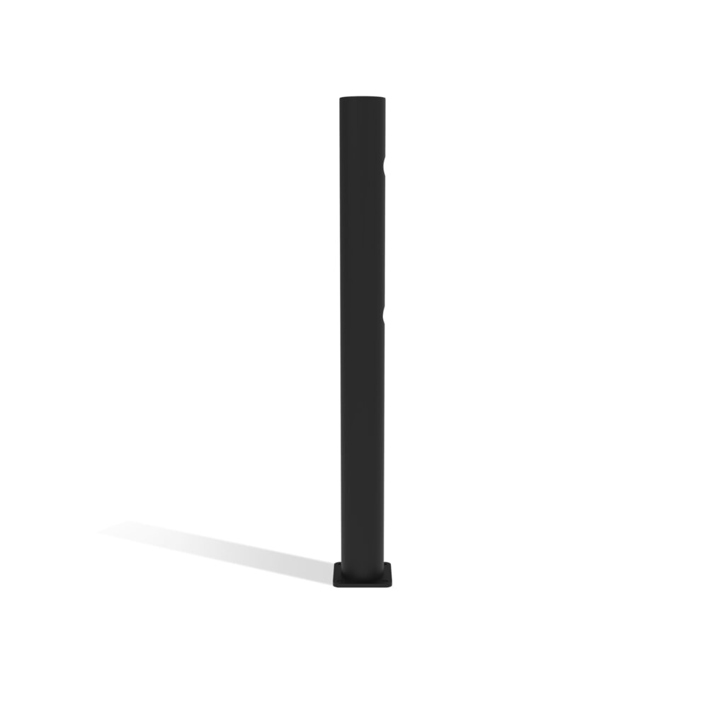Koncový sloupek dancop s otočnými dveřmi pro bezpečnostní zábradlí „Delta“, Ø 110 mm, výška 1200 mm, 90°, levý Číslo obrázku produktu 7: Koncový sloupek dancop s otočnými dveřmi pro bezpečnostní zábradlí „Delta“, Ø 110 mm, výška 1200 mm, 90°, levý