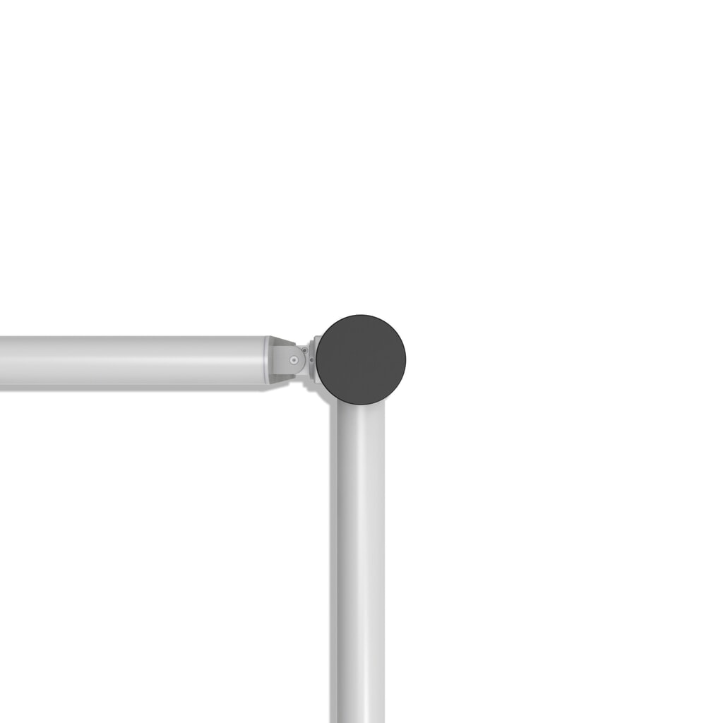 Koncový sloupek dancop s otočnými dveřmi pro bezpečnostní zábradlí „Delta“, Ø 110 mm, výška 1200 mm, 90°, levý Číslo obrázku produktu 10: Koncový sloupek dancop s otočnými dveřmi pro bezpečnostní zábradlí „Delta“, Ø 110 mm, výška 1200 mm, 90°, levý