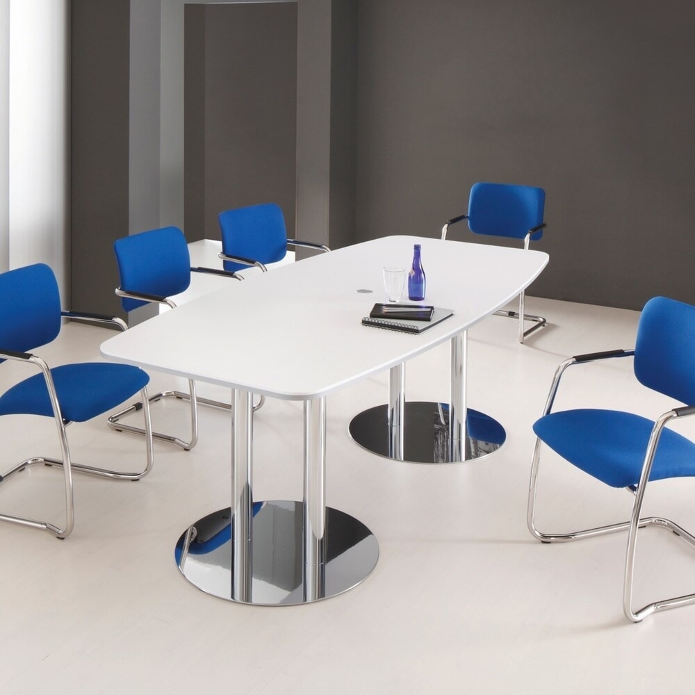 Číslo obrázku produktu 1: Konferenční stolek Meeting, š × h 2200 × 1050 mm, bílý