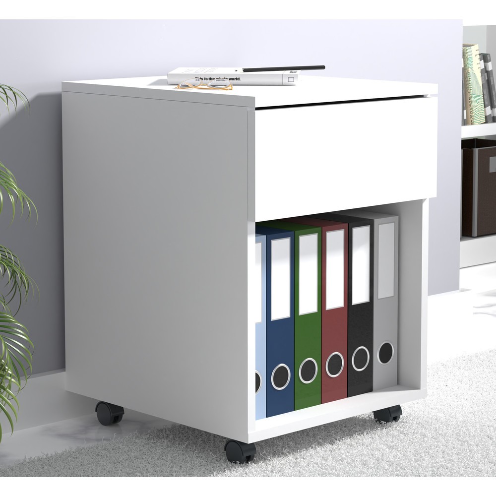 Číslo obrázku produktu 2: VCM pojízdný kontejner Dalosa 45 1-SB, bílý