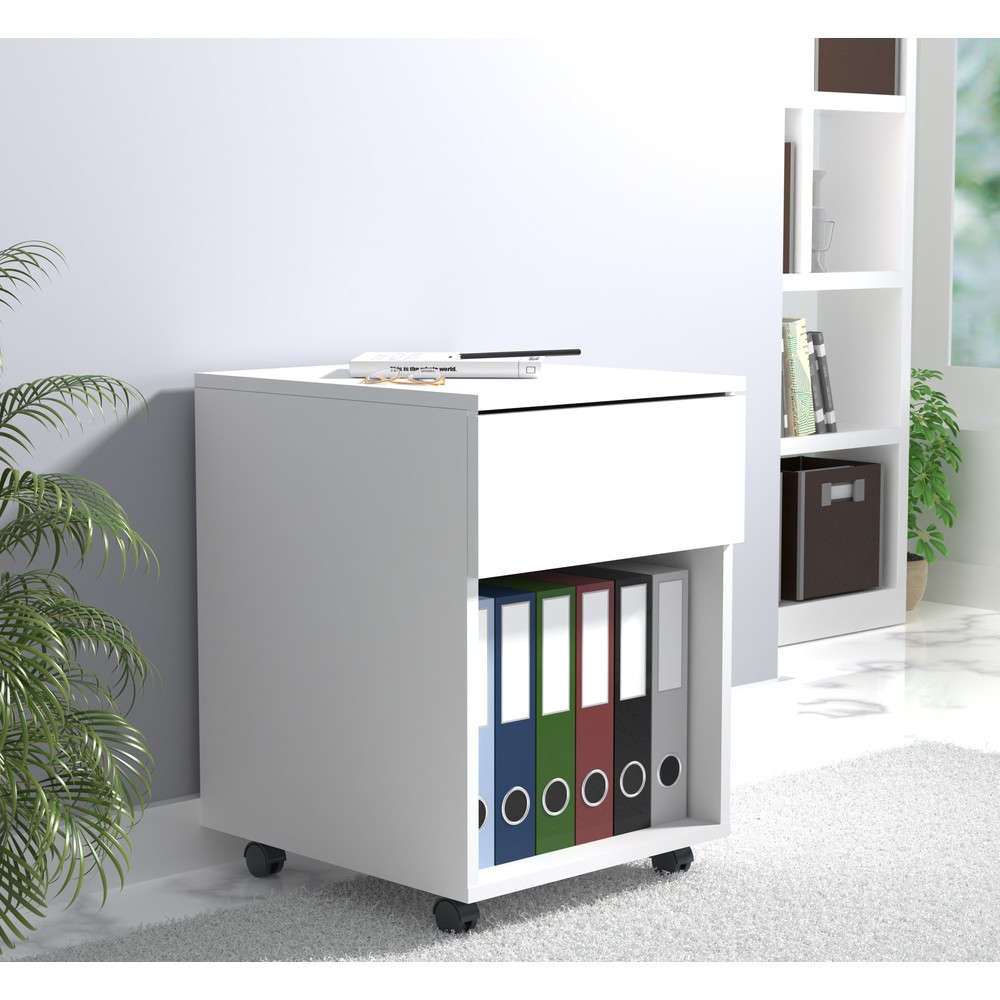 Číslo obrázku produktu 3: VCM pojízdný kontejner Dalosa 45 1-SB, bílý