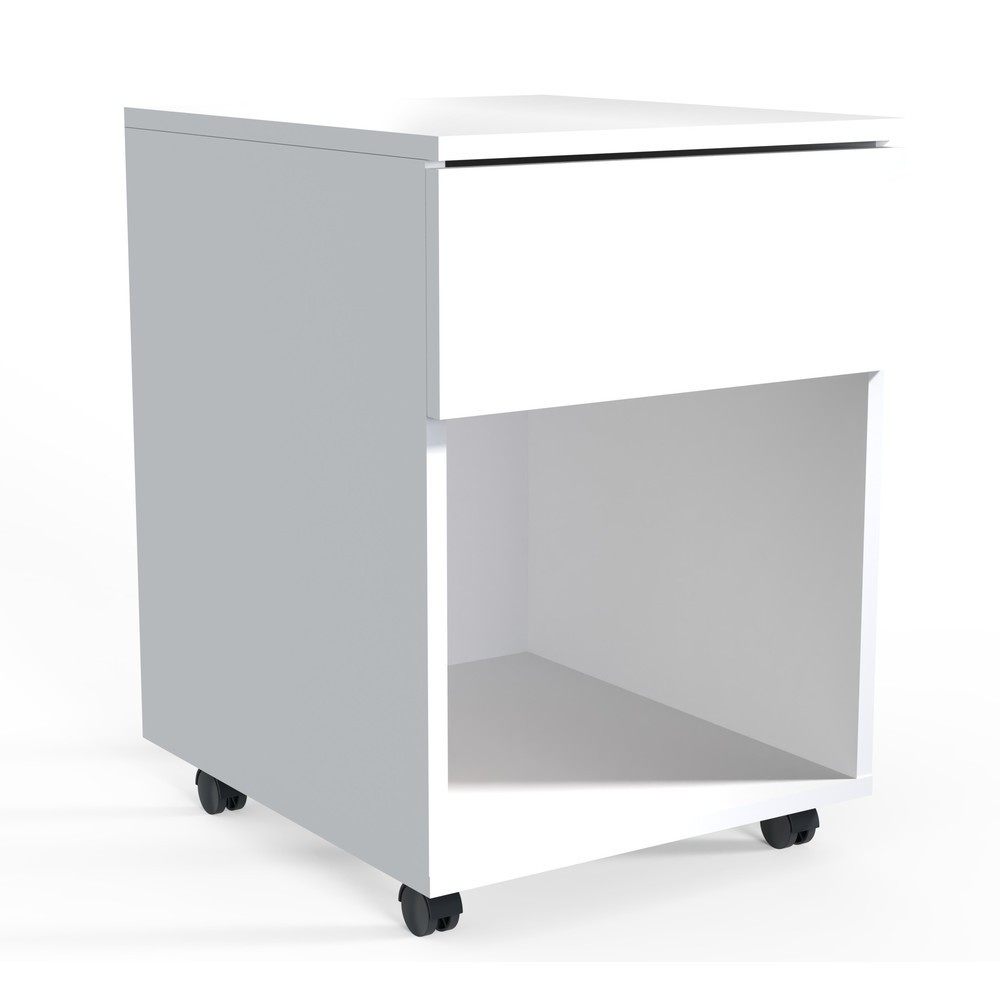 Číslo obrázku produktu 4: VCM pojízdný kontejner Dalosa 45 1-SB, bílý