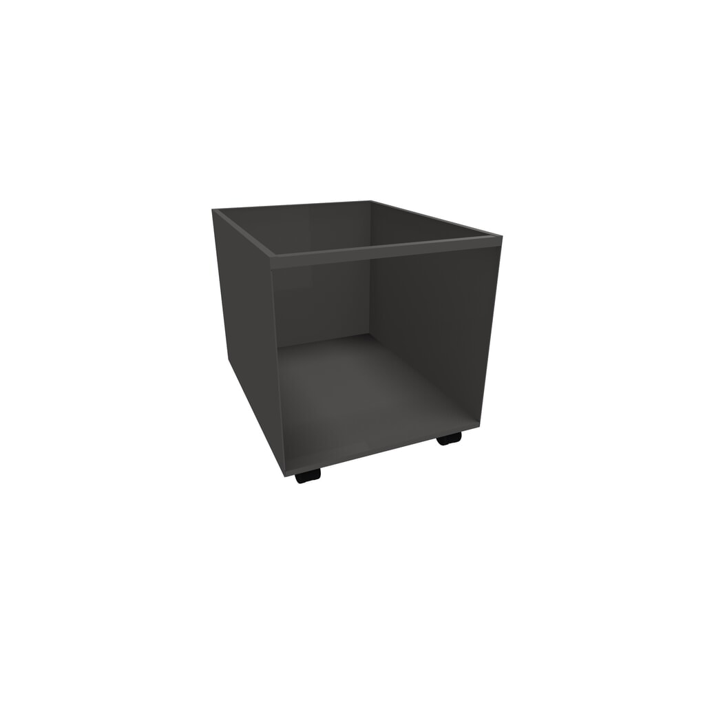 Kontejner Rocholz s plastovou vložkou, pojízdný, VxŠxH 525 x 500 x 650 mm, antracitová šedá Obrázek produktu: Kontejner Rocholz s plastovou vložkou, pojízdný, VxŠxH 525 x 500 x 650 mm, antracitová šedá