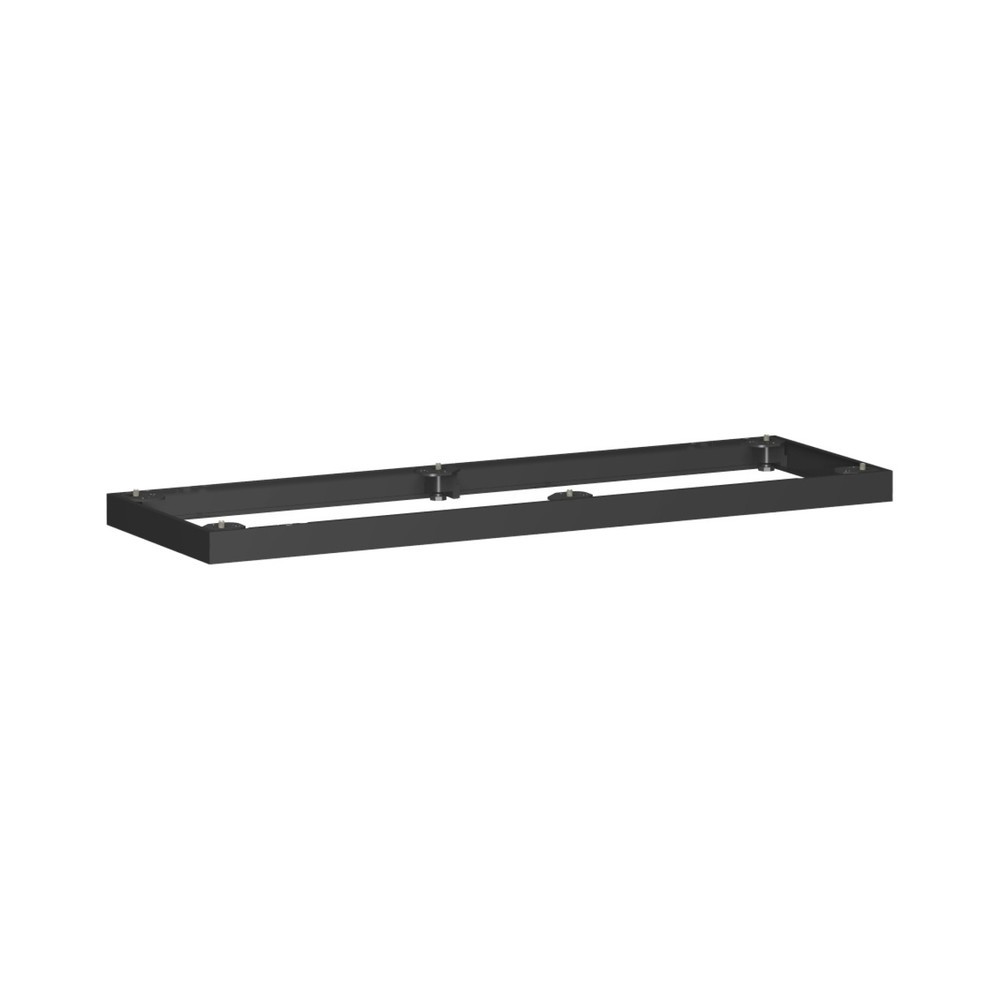 Číslo obrázku produktu 1: Kovový podstavec pro kancelářské skříně Profi, ŠxH 50 x 1200 mm, černá