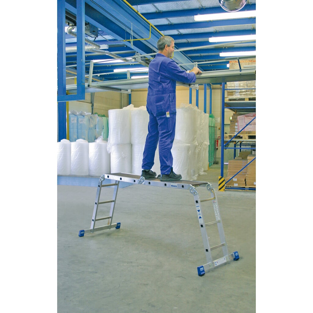 KRAUSE® Kloubový žebřík Profi-Universal, včetně plošiny ke stání, celková délka 3,55 m Číslo obrázku produktu 13: KRAUSE® Kloubový žebřík Profi-Universal, včetně plošiny ke stání, celková délka 3,55 m
