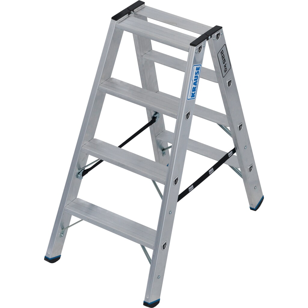 Štafle KRAUSE® STABILO, oboustranný přístup, nosnost 225 kg, 2 x 4 schody Obrázek produktu: Štafle KRAUSE® STABILO, oboustranný přístup, nosnost 225 kg, 2 x 4 schody