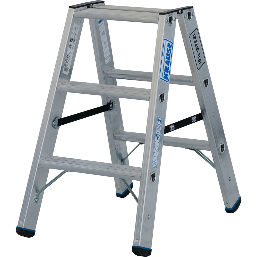 Číslo obrázku produktu 8: Štafle KRAUSE® STABILO, oboustranný přístup, nosnost 225 kg, 2 x 3 stupně