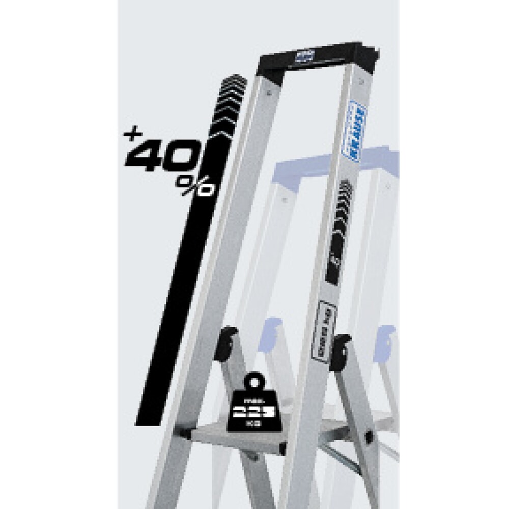 Číslo obrázku produktu 8: Štafle KRAUSE® STABILO s vysokým třmenem, nosnost 225 kg, 4 stupně