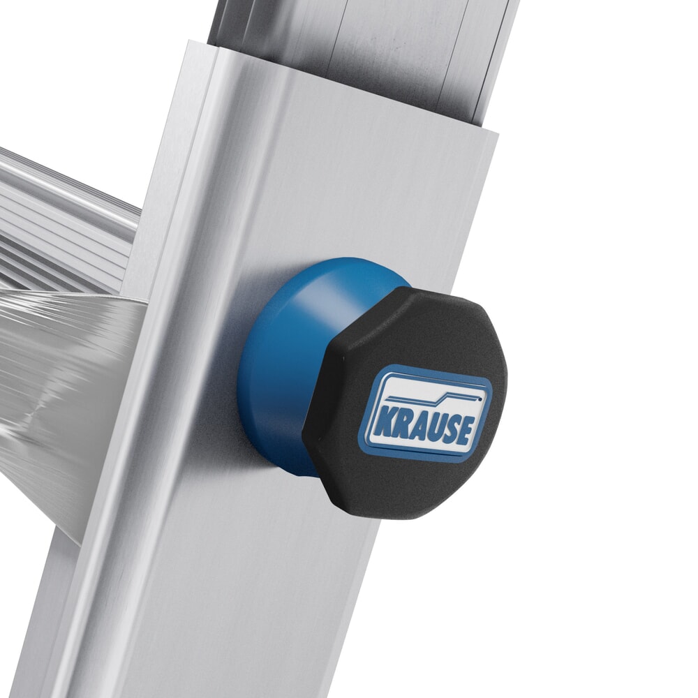Číslo obrázku produktu 20: Teleskopický žebřík splošinou KRAUSE® STABILO s velkou plošinou ke stání SkyMatic 3–5 příček