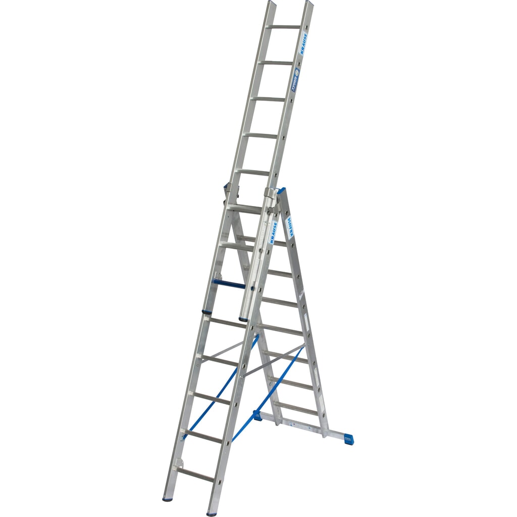 KRAUSE univerzální žebřík +S, 3× 8 příček/stupňů Číslo obrázku produktu 8: KRAUSE univerzální žebřík +S, 3× 8 příček/stupňů