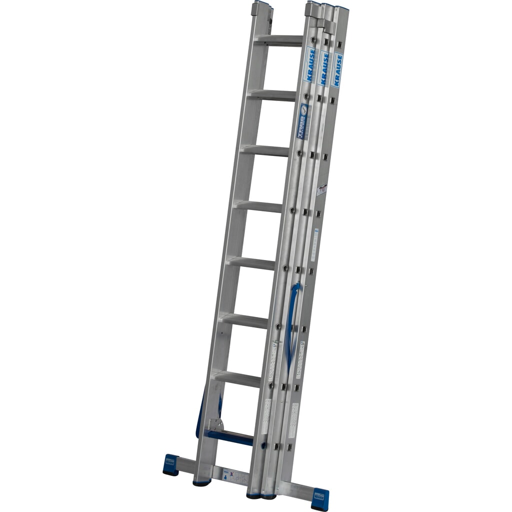 KRAUSE univerzální žebřík +S, 3× 8 příček/stupňů Obrázek produktu: KRAUSE univerzální žebřík +S, 3× 8 příček/stupňů