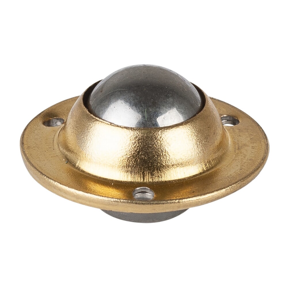 Číslo obrázku produktu 1: Kuličkový váleček, ocel, pozinkovaná, Ø 19 mm, nosnost 20 kg