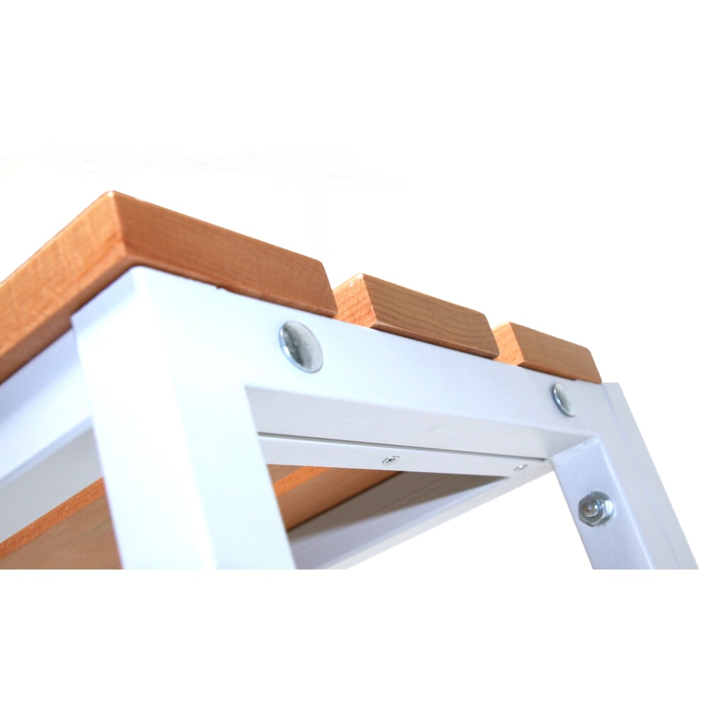 Číslo obrázku produktu 3: Lavice do šatny Steinbock®, délka 1000 mm, s roštem na obuv