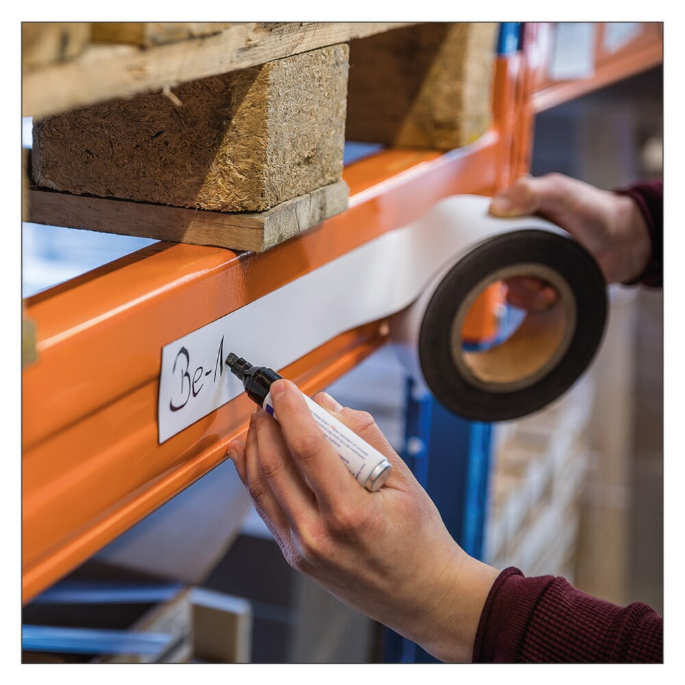 Číslo obrázku produktu 6: Magnetická popisovací páska, role, šířka 30 mm, žlutá