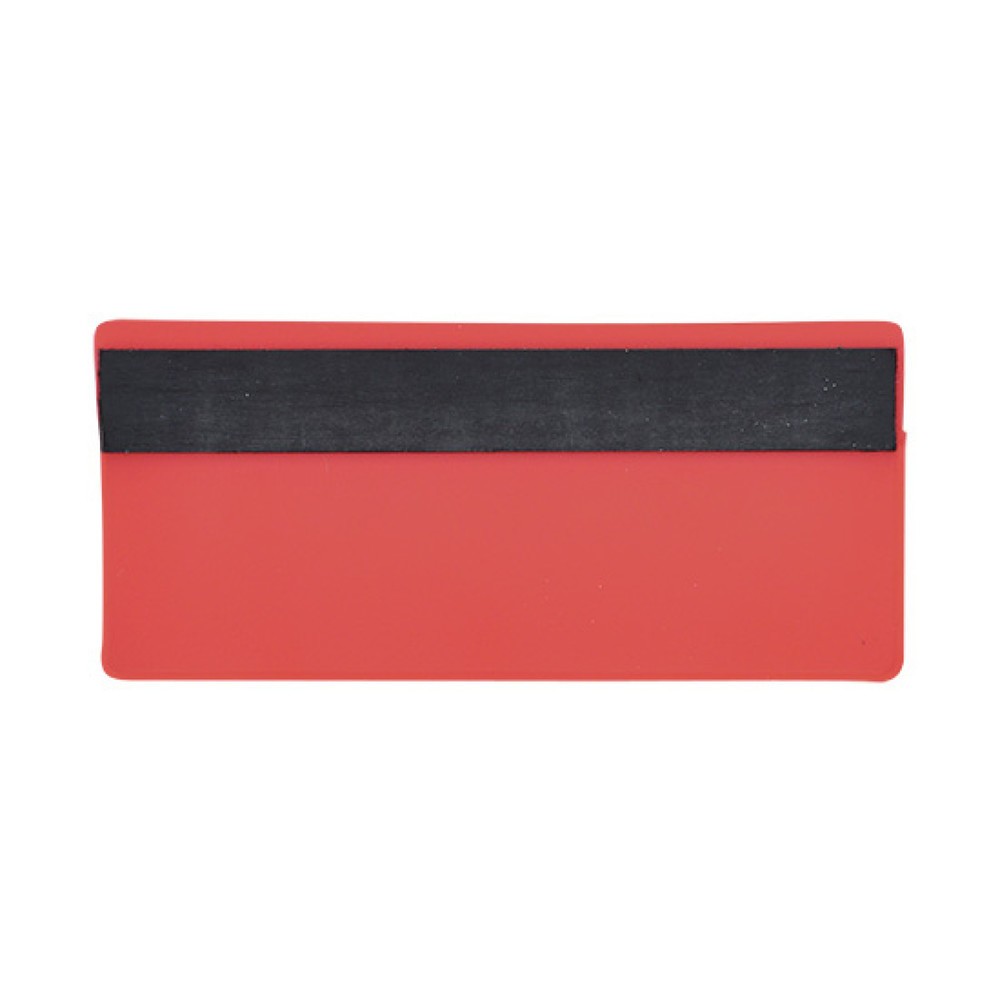Číslo obrázku produktu 2: Magnetické kapsy, VxŠ 50 x 110 mm, vkládání shora, 50 ks/JB, červená