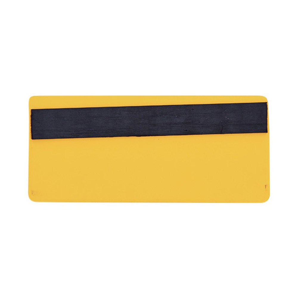 Číslo obrázku produktu 2: Magnetické kapsy, VxŠ 50 x 110 mm, vkládání shora, 50 ks/JB, žlutá