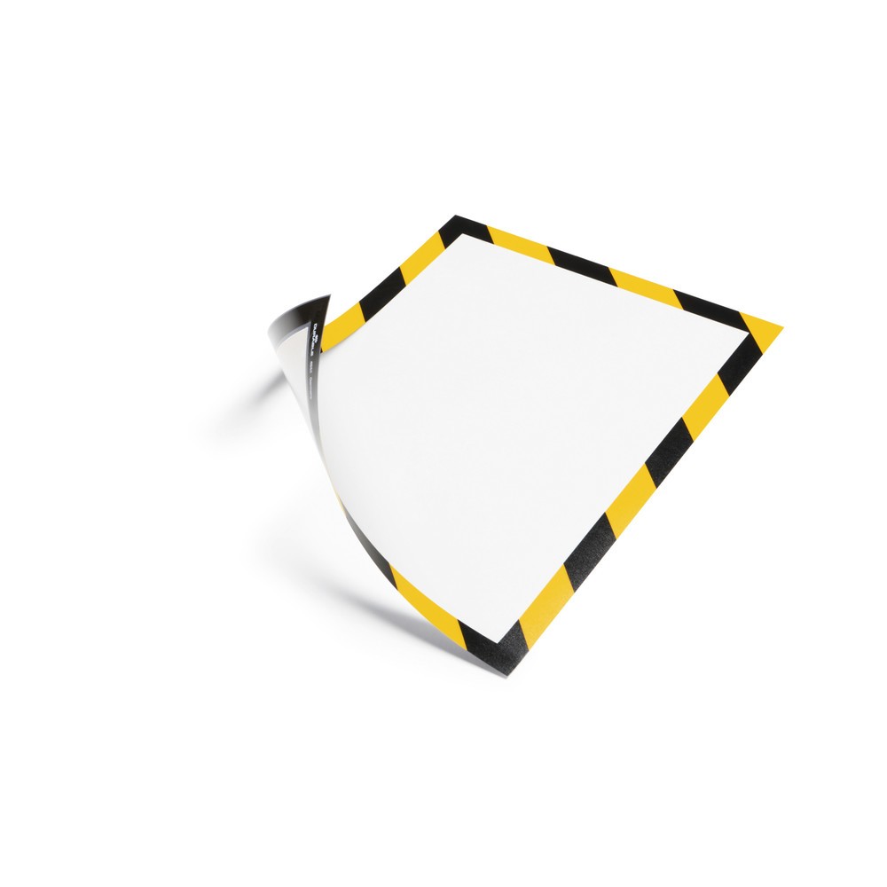 Číslo obrázku produktu 1: Magnetický rám DURABLE DURAFRAME® Security, DIN A4, žlutá/černá