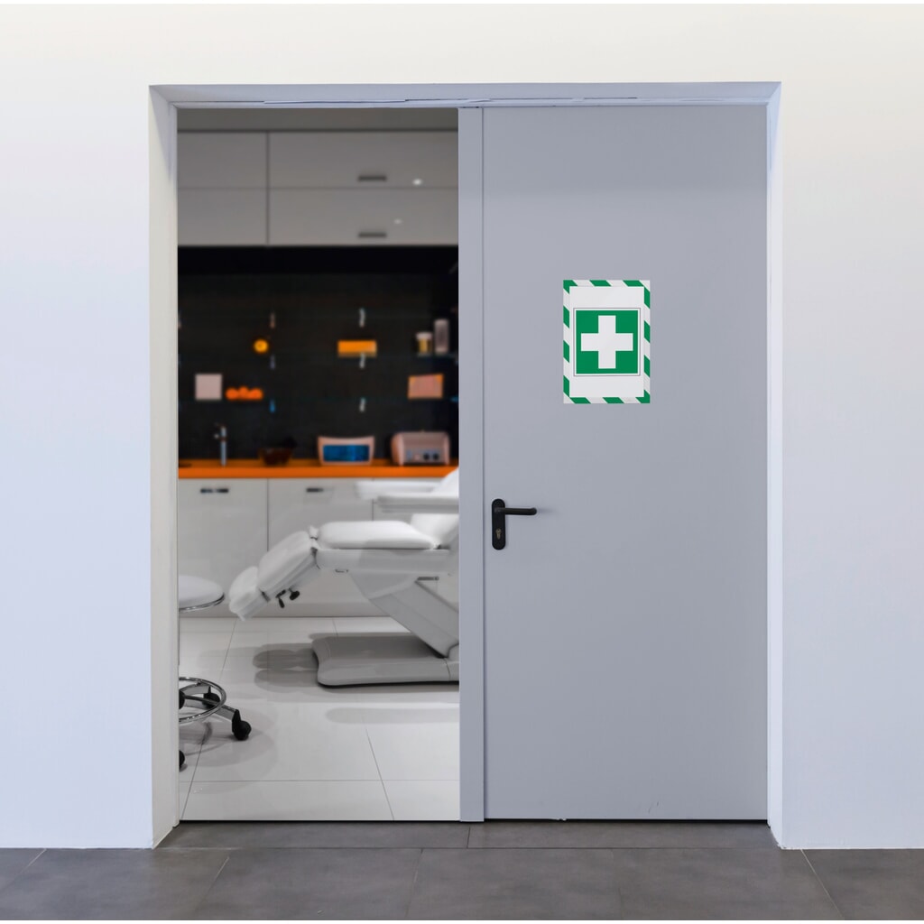 Magnetický rám DURABLE DURAFRAME® Security, DIN A4, zelená/bílá Číslo obrázku produktu 6: Magnetický rám DURABLE DURAFRAME® Security, DIN A4, zelená/bílá