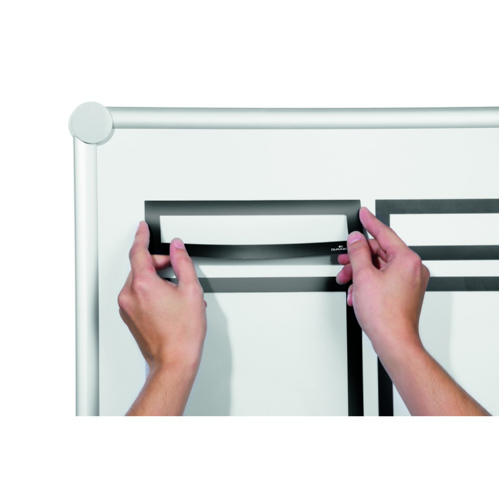 Číslo obrázku produktu 6: Magnetický rám DURABLE DURAFRAME® Top, DIN A4, černý