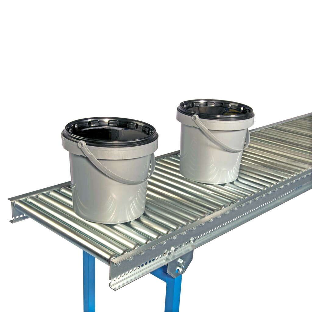 Číslo obrázku produktu 4: BLUME malá válečková dráha, trubkové ocelové válečky Ø 20 mm, pružinová osa, d×š 2000 x 200 mm