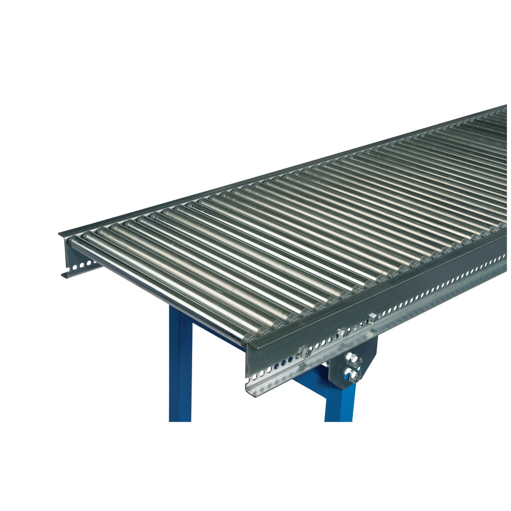 Obrázek produktu: BLUME malá válečková dráha, trubkové ocelové válečky Ø 20 mm, pružinová osa, d×š 1000 x 200 mm