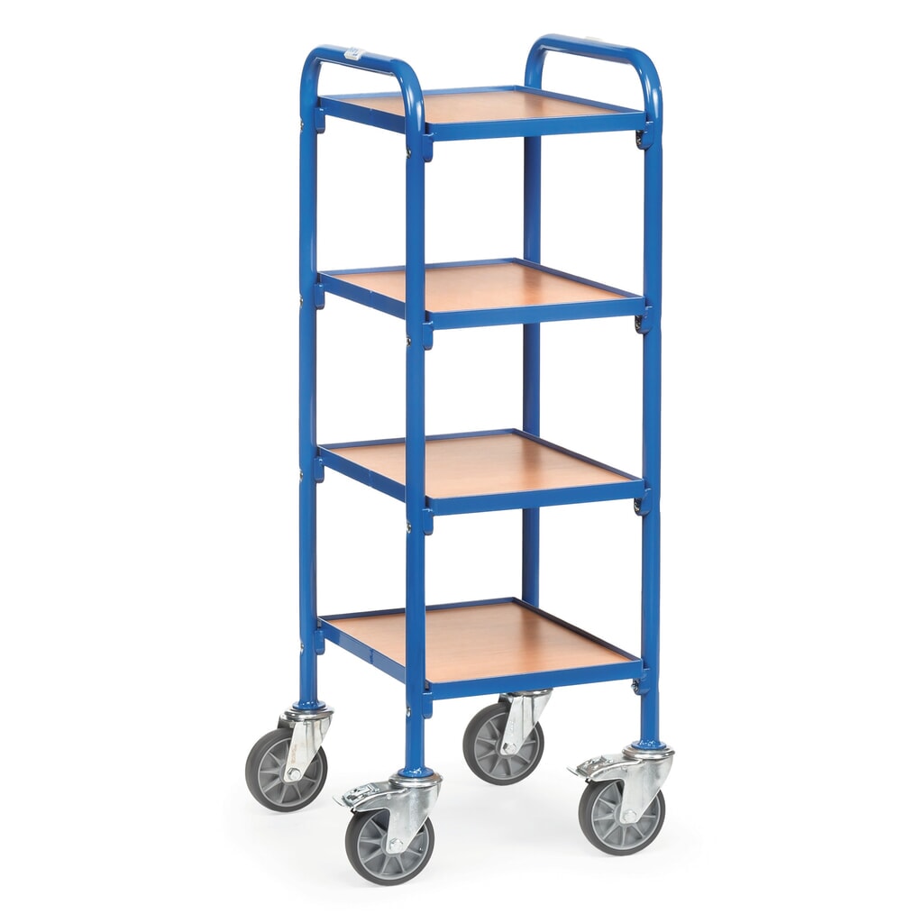 Manipulační vozík fetra® pro skladovací boxy, policové desky à 320 x 470 mm Obrázek produktu: Manipulační vozík fetra® pro skladovací boxy, policové desky à 320 x 470 mm