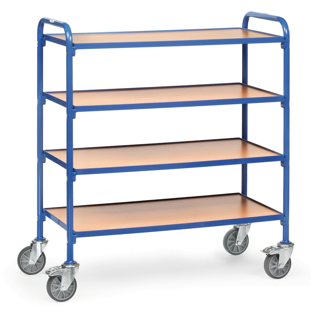 Obrázek produktu: Manipulační vozík fetra® pro skladovací boxy, policové desky à 940 x 470 mm