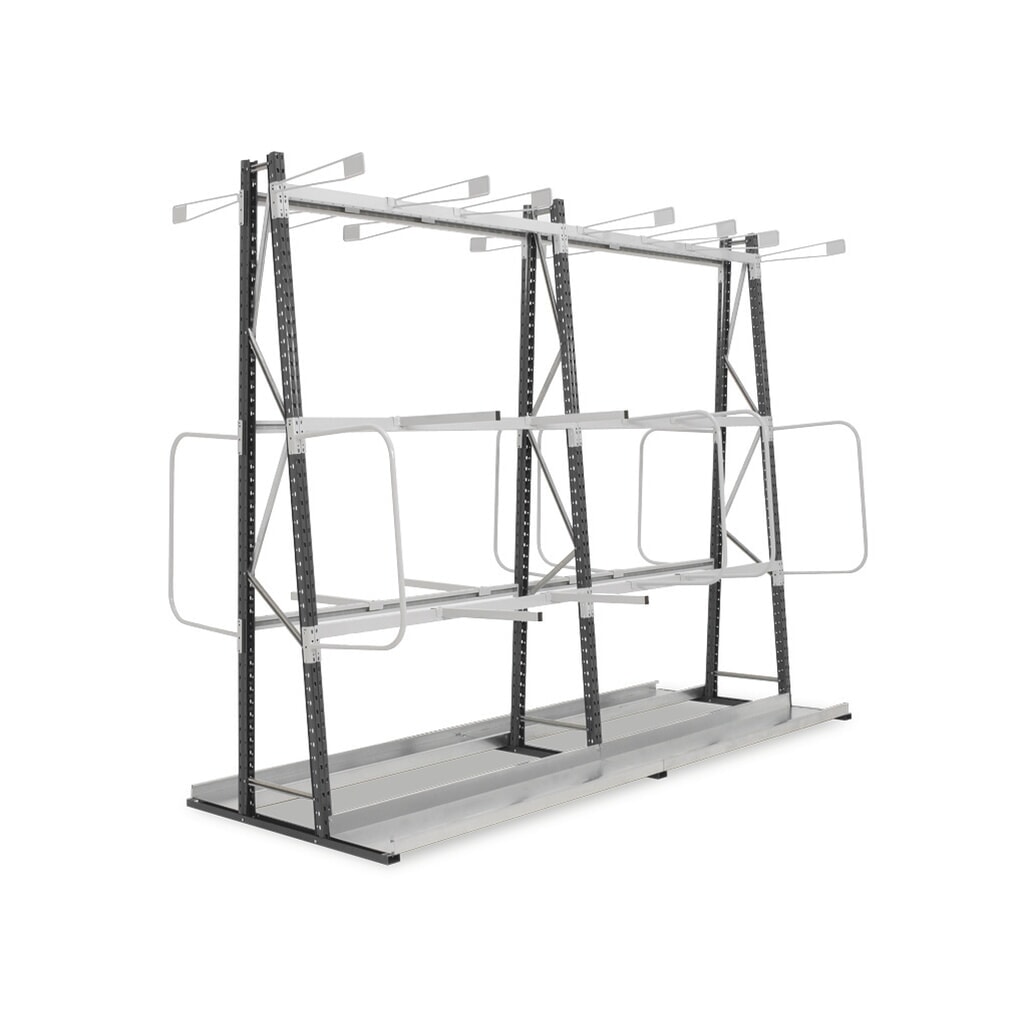ManOrga Vertikální regál, jednostranný, základní pole, VxŠxH 2500 x 1800 x 340 mm Číslo obrázku produktu 5: ManOrga Vertikální regál, jednostranný, základní pole, VxŠxH 2500 x 1800 x 340 mm