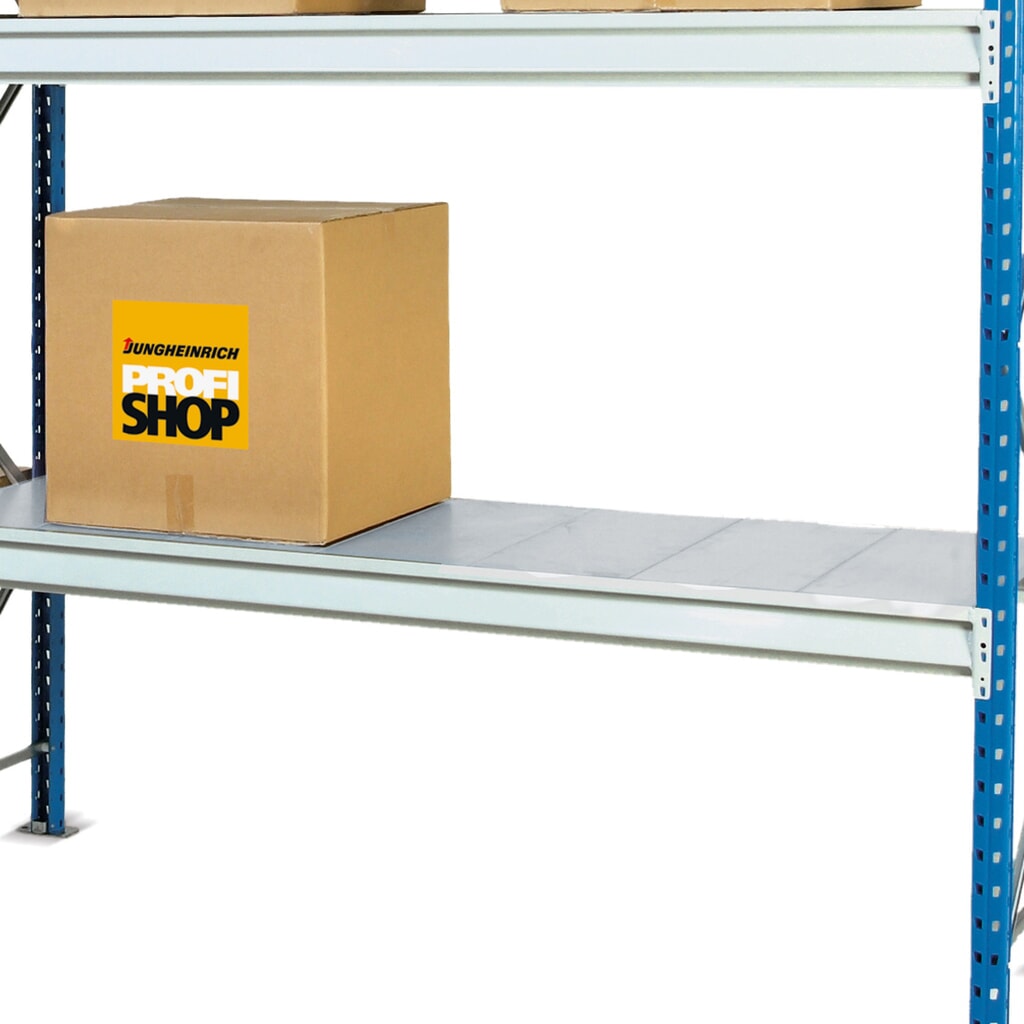 Obrázek produktu: ManOrga Police pro široký regál s ocelovými panely, nosnost police až 710 kg, ŠxH 2250 x 600 mm