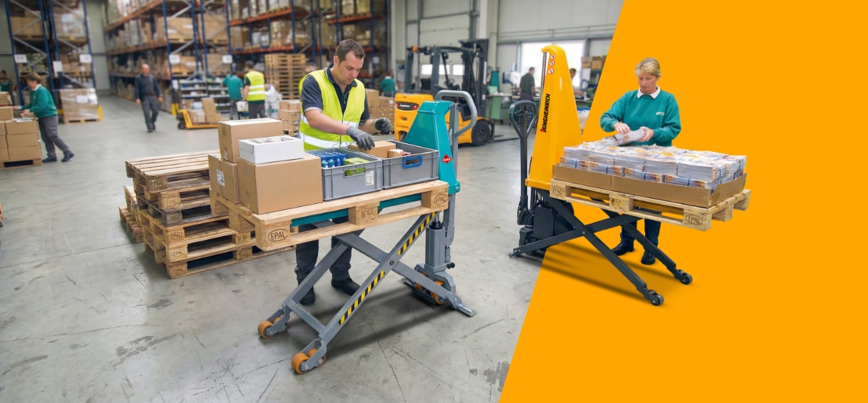 Nůžkové paletové vozíky