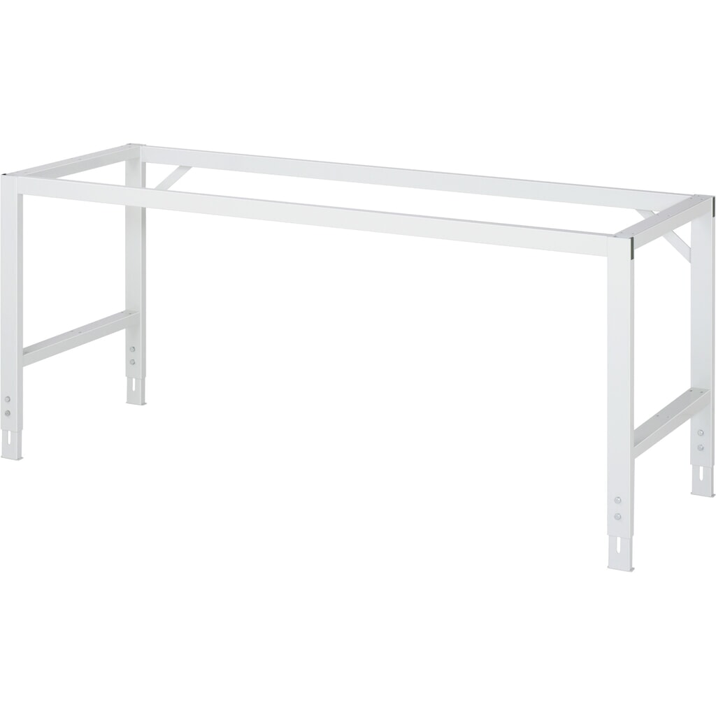 Číslo obrázku produktu 4: Pracovní stůl RAU ve výškově nastavitelném provedení, řada TOM, V×Š×H 760-1080 × 2000 × 800 mm, pracovní deska masivní buk