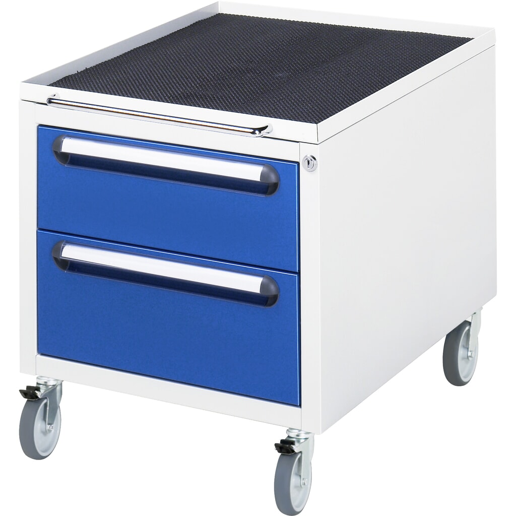 Mobilní spodní kontejner RAU, V׊×H 450 × 480 × 600 mm, 2 zásuvky Obrázek produktu: Mobilní spodní kontejner RAU, V׊×H 450 × 480 × 600 mm, 2 zásuvky