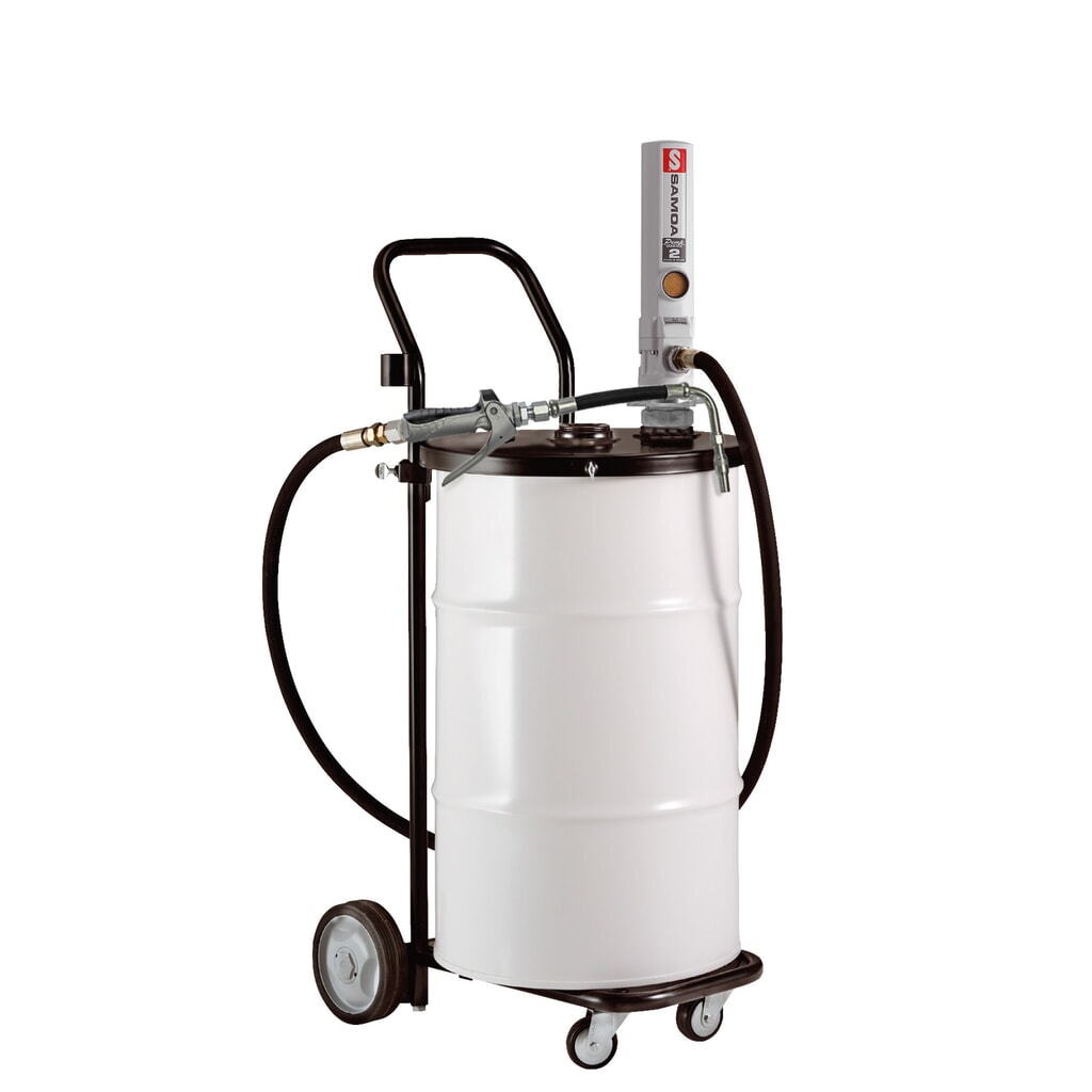 Obrázek produktu: Mobilní stáčecí zařízení SAMOA PumpMaster 2 3:1 pro sudy 50/60 litrů s plnicí pistolí