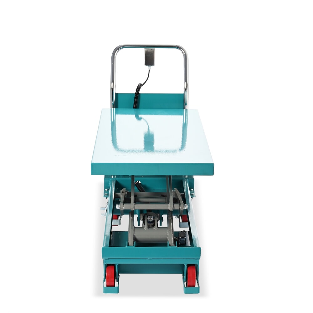 Číslo obrázku produktu 3: Vozík se zvedacím stolem Ameise® s dvojitým nůžkovým mechanismem, elektrický, nosnost 350 kg, cca 910 x 500 mm