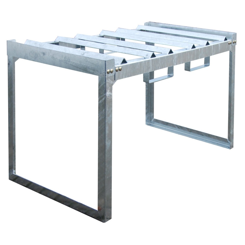 Číslo obrázku produktu 1: Bauer® Modulární regálový systém na sudy, v×š×h 780 × 1310 × 800 mm, pro 3 sudy à 60 l