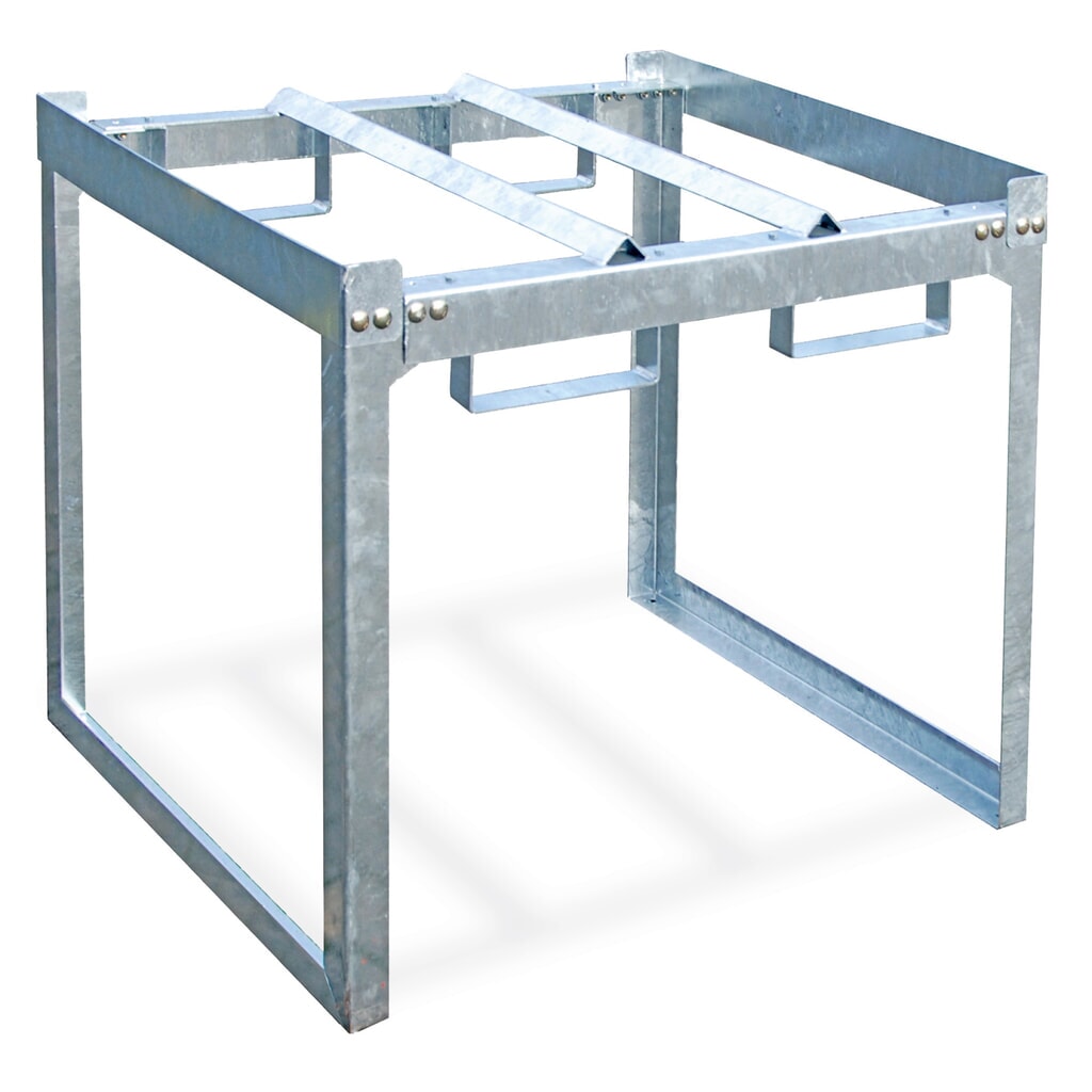 Číslo obrázku produktu 1: Bauer® Modulární regálový systém na sudy, v×š×h 780 × 910 × 790 mm, pro 1 sud à 200 l