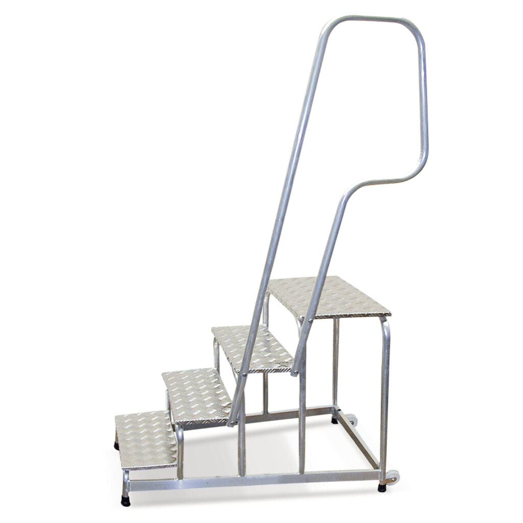 Madlo pro montážní schůdky KRAUSE® s mřížovými stupni, 1 kus Obrázek produktu: Madlo pro montážní schůdky KRAUSE® s mřížovými stupni, 1 kus