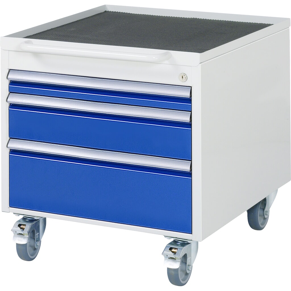 Mobilní spodní kontejner RAU řada 7000, V׊×H 565 × 580 × 650 mm, 3 zásuvky Obrázek produktu: Mobilní spodní kontejner RAU řada 7000, V׊×H 565 × 580 × 650 mm, 3 zásuvky